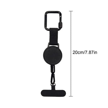 Retractable Anti-Theft Phone Holder Cellphone Lanyard Strap Smartphone Safety Tether with Belt Clip Cellphone Lanyard for Travel