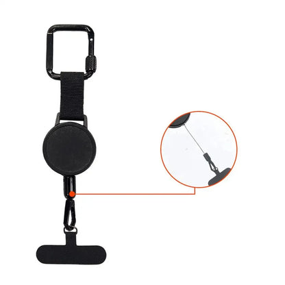 Retractable Anti-Theft Phone Holder Cellphone Lanyard Strap Smartphone Safety Tether with Belt Clip Cellphone Lanyard for Travel